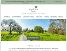 Tablet Screenshot of camphill.co.uk