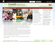 Tablet Screenshot of camphill.net
