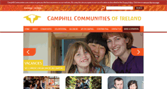 Desktop Screenshot of camphill.ie