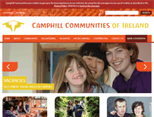 Tablet Screenshot of camphill.ie
