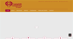 Desktop Screenshot of camphill.org.bw